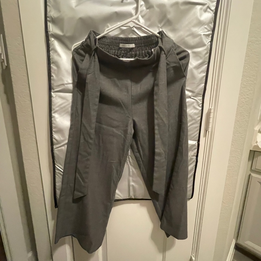 Zara gray crop pants